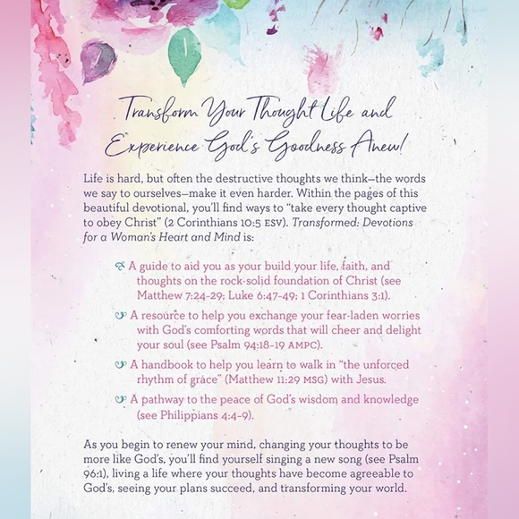 📚 Devotions for a Woman's Heart & Mind: Transformed by Donna K. Maltese - Picture 2 of 5